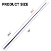 image:imageGSE Games amp Sports Expert 58 2Piece Fiberglass Graphite Composite Billiard Pool Cue Sticks Several Colors Available Weight from 18oz 19oz 20oz 21ozMatte Blue