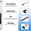 image:imageGSE Games amp Sports Expert 58 2Piece Fiberglass Graphite Composite Billiard Pool Cue Sticks Several Colors Available Weight from 18oz 19oz 20oz 21ozMatte White