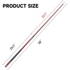 image:imageGSE Games amp Sports Expert 58 2Piece Fiberglass Graphite Composite Billiard Pool Cue Sticks Several Colors Available Weight from 18oz 19oz 20oz 21ozMatte Red