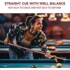 image:imageGSE Games amp Sports Expert 58 2Piece Fiberglass Graphite Composite Billiard Pool Cue Sticks Several Colors Available Weight from 18oz 19oz 20oz 21ozMatte Red