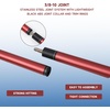 image:imageGSE Games amp Sports Expert 58 2Piece Fiberglass Graphite Composite Billiard Pool Cue Sticks Several Colors Available Weight from 18oz 19oz 20oz 21ozMatte Red