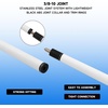 image:imageGSE Games amp Sports Expert 58 2Piece Fiberglass Graphite Composite Billiard Pool Cue Sticks Several Colors Available Weight from 18oz 19oz 20oz 21ozMatte White