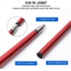 image:imageGSE Games amp Sports Expert 58 2Piece Fiberglass Graphite Composite Billiard Pool Cue Sticks Several Colors Available Weight from 18oz 19oz 20oz 21ozRed