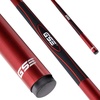 image:imageGSE Games amp Sports Expert 58 2Piece Fiberglass Graphite Composite Billiard Pool Cue Sticks Several Colors Available Weight from 18oz 19oz 20oz 21ozRed
