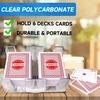 image:imageGSE Games amp Sports Expert Canasta Cards Game Set Includes 6 Decks Canasta Playing Cards with Point Values a Revolving Card Tray and 100 Score Sheets Blue6 Red Cards  Tray