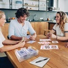 image:imageGSE Games amp Sports Expert Canasta Cards Game Set Includes 6 Decks Canasta Playing Cards with Point Values a Revolving Card Tray and 100 Score Sheets Blue2 Blue Cards  Tray