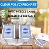 image:imageGSE Games amp Sports Expert Canasta Cards Game Set Includes 6 Decks Canasta Playing Cards with Point Values a Revolving Card Tray and 100 Score Sheets Blue6 Blue Cards  Tray