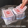 image:imageGSE Games amp Sports Expert Canasta Cards Game Set with 6Deck Red Canasta Cards with Point Values 6Deck Automatic Card Shuffler a Revolving Card Holder Tray 100 Score SheetsRed