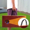 image:imageGSE Games amp Sports Expert Portable Cornhole Board Set 1x2 ft Solid Wood Frame with Plywood Board Indoor amp Outdoor Bean Bag Toss Game for Office Home Backyard Beach Camping Tailgate Travel
