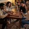 image:imageGSE Games amp Sports Expert Wooden 3in1 Chess Checkers Backgammon Game Table Set with Game Pieces Game Room FurnitureDeluxe Walnut