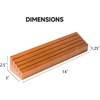 image:imageGSE Games amp Sports Expert Wooden Playing Card Holders Tray Racks Organizer Set for Seniors Adults Card Tray Racks for Bridge Canasta UNO Card Playing 14Inch 4Pack14Inch 4Pack
