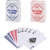 image:imageGSE Games amp Sports Expert 100 Plastic Waterproof Playing Cards StandardJumbo Index PokerBridge Size Perfect for Outdoor Camping Beach amp Pool TravelPoker Size  Regular Index