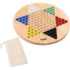 image:imageGSE Games amp Sports Expert 15 Jumbo Oak Wood Chinese Checkers Board Game Set with Colorful Glass Marbles Classic Strategy Family Board Game for Adults