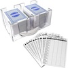 6 Blue Cards & Tray