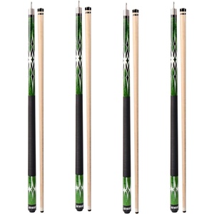 image:imageGSE Games amp Sports Expert 58 2Piece Canadian Maple Hardwood Billiard Pool Cue Sticks for MenWomen House or CommercialBar Use Several Colors Weight 18oz 19oz 20oz 21oz AvailableGreen