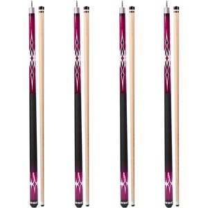 image:imageGSE Games amp Sports Expert 58 2Piece Canadian Maple Hardwood Billiard Pool Cue Sticks for MenWomen House or CommercialBar Use Several Colors Weight 18oz 19oz 20oz 21oz AvailablePurple