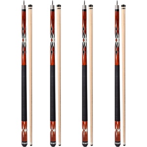 image:imageGSE Games amp Sports Expert 58 2Piece Canadian Maple Hardwood Billiard Pool Cue Sticks for MenWomen House or CommercialBar Use Several Colors Weight 18oz 19oz 20oz 21oz AvailableBrown